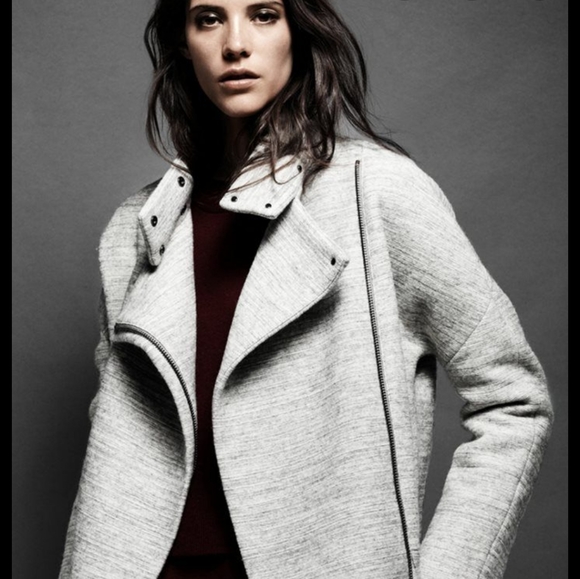 J Brand Jackets & Blazers - J Brand Pallenberg moto wool coat